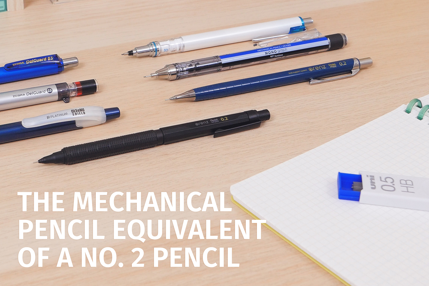 The Mechanical Pencil Equivalent of a No. 2 Pencil JetPens