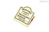TRAVELER'S COMPANY TRAVELER'S notebook Accessories 030 - Brass Clip - TRC Logo - TRAVELER'S 43089006