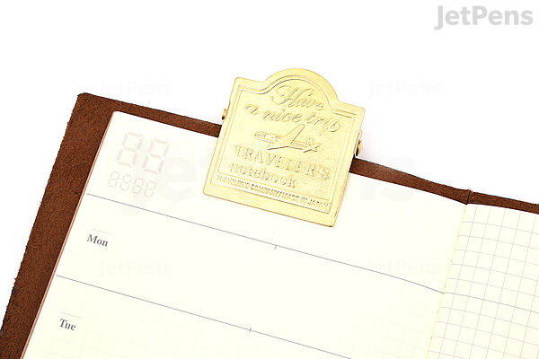 Notebook Brass Clip, Journal Clip