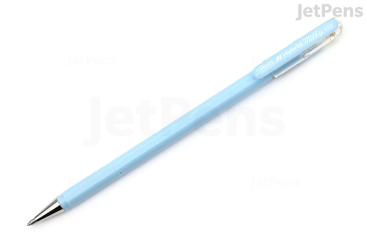 Pentel Hybrid Milky Gel Pen - 0.8 mm - Pastel Yellow