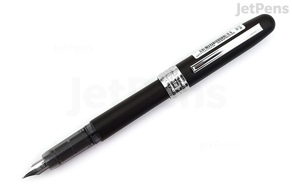 Platinum Plaisir Fountain Pen - Black Mist - 03 Fine Nib | JetPens