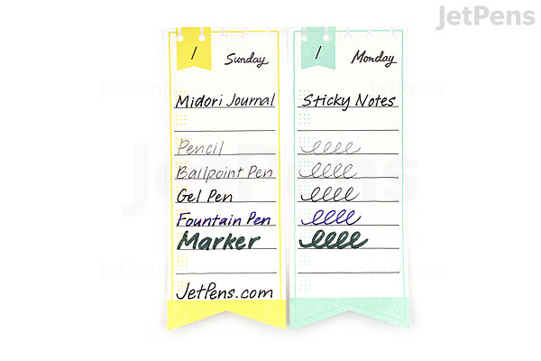 Colorful Habit Trackers for Bullet Journals Postcard for Sale by