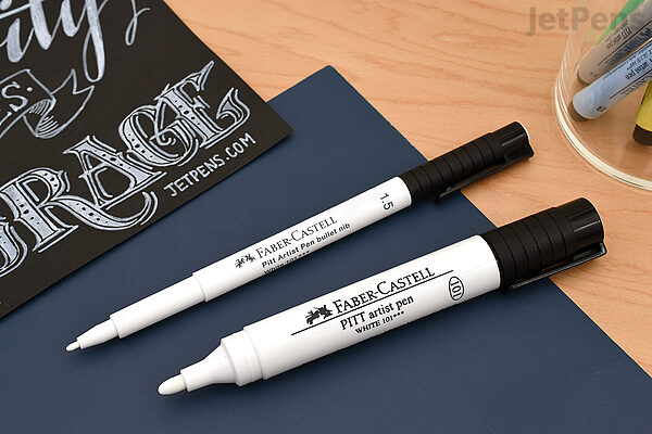 Faber Castell Water Based Marker Pit Artist Pen 101 White 1.5 167893