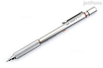 Uni Shift Pipe Lock Drafting Pencil - 0.7 mm - Silver Body with Orange Accent - UNI M71010.26