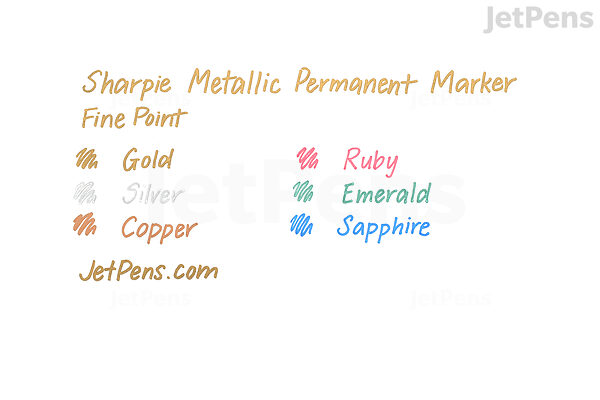 Sharpie Fine Metallic Permanent Marker - Gold 