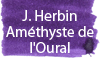 J. Herbin 1798 Collection Améthyste de l'Oural (Amethyst of the Ural Mountains)