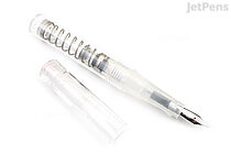 TWSBI GO Clear Fountain Pen - 1.1 mm Stub Nib - TWSBI M7447350
