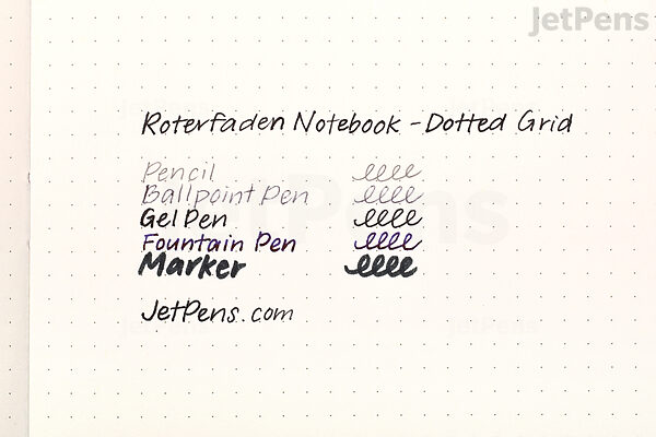 Roterfaden Notebook - A6 - Dotted Grid
