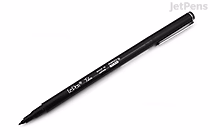 Black Marvy Le Pen Flex Brush Pen with a fine flexible tip, shown on a white background.