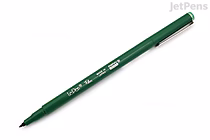 Green Marvy Le Pen Flex Brush Pen with a fine flexible tip, shown on a white background.