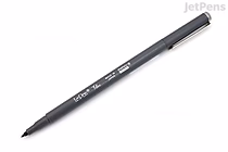 A Marvy Le Pen Flex Brush Pen in dark grey with a fine, flexible brush tip and a matching dark grey cap. The pen body has white text indicating the brand and pen type.