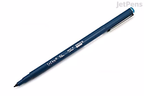 A Marvy Le Pen Flex Brush Pen in Oriental Blue color, shown horizontally on a white background. The pen has a dark blue barrel with white text and a flexible brush tip.