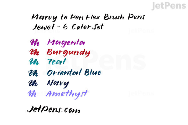 Uchida Le Pen Pigmented Set 6/Pkg-Jewel U49006B