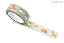 Girl of All Work Washi Tape - Corgis - 15 mm x 10 m - GIRL OF ALL WORK GWT001 