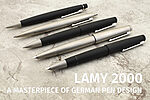 The LAMY 2000: A Masterpiece of German Pen Design