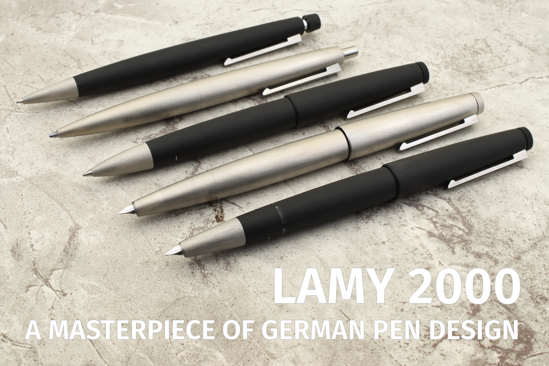 Duplicatie Fietstaxi Logisch The LAMY 2000: A Masterpiece of German Pen Design | JetPens