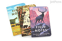 Field Notes National Parks Memo Books - Series C - 3.5" x 5.5" - 48 Pages - Graph - Pack of 3 - FIELD NOTES FNC-43C