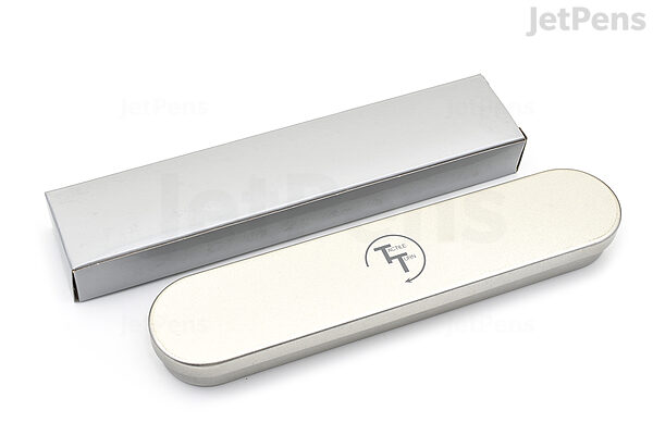 Tactile Turn Gist Fountain Pen - Titanium - Fine Nib | JetPens