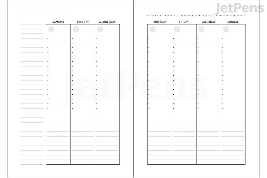 Mark’s System Planner Binder Mark’s System Binder Weekly Vertical Planner Refill Format