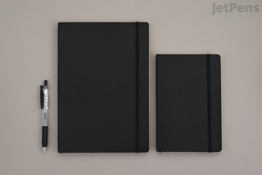 From left to right: Leuchtturm1917 Softcover Monthly Planner with Notebook B5 & B6+ sizes. 2025 version shown. Planner cover design may differ slightly year to year.