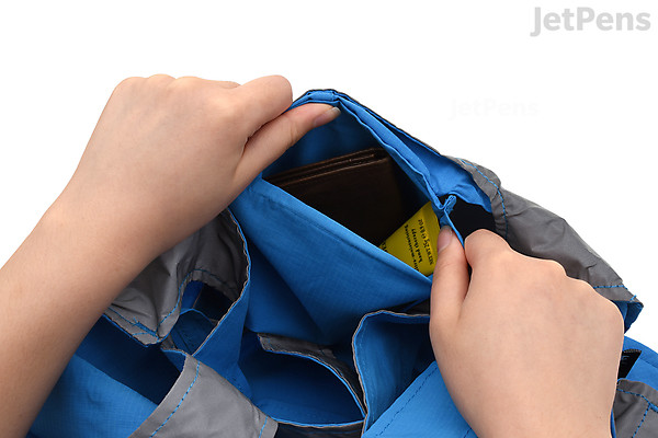 Notabag Convertible Tote Backpack Reflective Black Jetpens