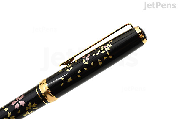 Platinum Kanazawa Leaf Fountain Pen - Cherry Blossom - 18k Fine | JetPens