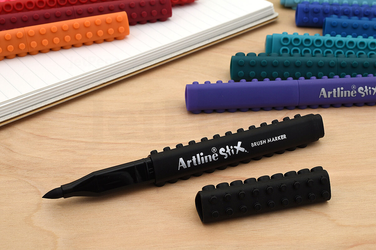 Brush Markers Artline Stix Set of 6 Calligraphy Pen Set -  Sweden