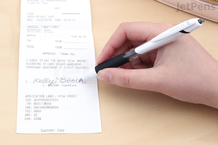Ballpoint pens are dependable writers.