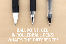 The Difference Between Ballpoint, Gel, and Rollerball Pens The Difference Between Ballpoint, Gel, and Rollerball Pens
