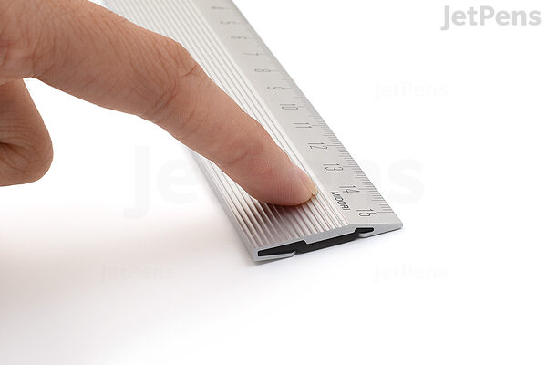 MIDORI Aluminum Wood Ruler - Durable, Engraved Scale, Comfortable –  CHL-STORE