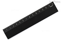 Midori Non Slip Aluminum Ruler - 15 cm - Black - MIDORI 42277006