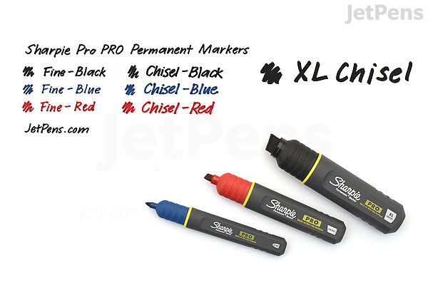 Sharpie Pro Permanent Marker - Black, Chisel Tip