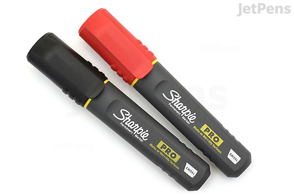 Sharpie PRO Permanent Marker - Chisel Tip - 2 Color Set | JetPens