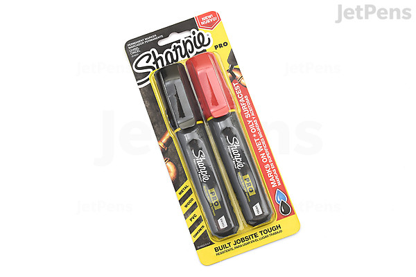 Sharpie PRO Permanent Marker - Chisel Tip - 2 Color Set | JetPens