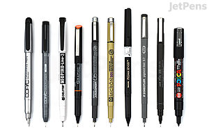 JetPens Drawing Pen Samplers