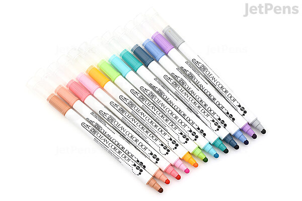 Kuretake ZIG Clean Color Dot Marker Doodle Pen Metallic Art Craft