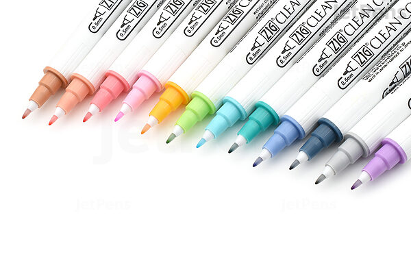 Kuretake ZIG Clean Color Dot Marker Doodle Pen Metallic Art Craft  Stationery 