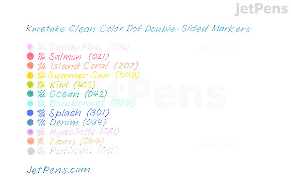 Zig Clean Color Dot Marker - Salmon