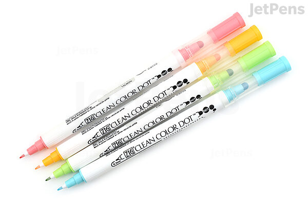 Pen Review: Zig Clean Color Dot Double Sided Markers - The Well