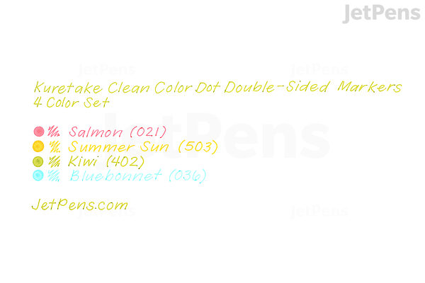 Kuretake Zig Clean Color Dot Double-Sided Marker, Blue Bonnet