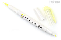 Zebra Mildliner Double-Sided Highlighter Brush - Brush / Extra Fine - Mild Yellow - ZEBRA WFT8-MY