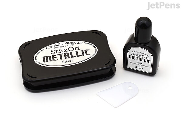 Black Ink Pad for Plastic, Non-porous Surfaces Ink, Black Stazon Ink Pad, Black  Ink Pad for Glass, Black Ink Pad for Metal, Ink Pad Photos 