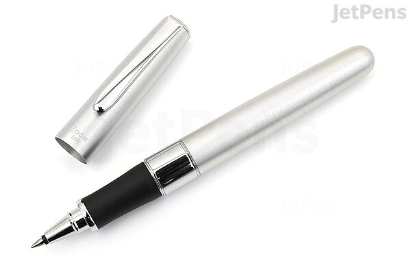 Tombow Zoom 505 Rollerball Pen - 0.5 mm - Hairline Silver | JetPens