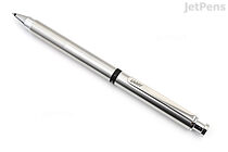 LAMY ST Tri Pen - 2 Color Ballpoint Multi Pen + 0.5 mm Pencil - Brushed Stainless Steel - LAMY L745