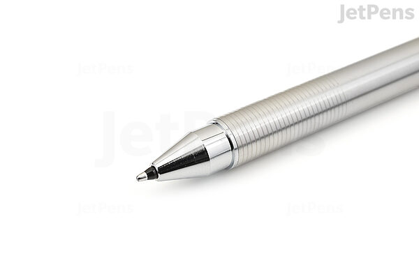 LAMY ST Tri Pen - 2 Color Ballpoint Pen + 0.5 mm Pencil - Brushed Stainless Steel | JetPens