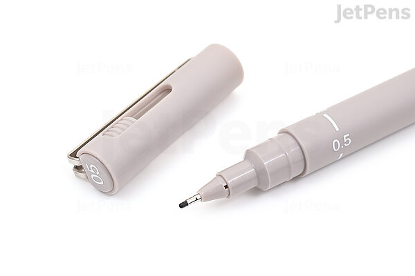Uni Pin Fineliner Drawing Pen - Set of 8, 0.1mm - 0.8mm & Brush Nib - 3  Colours