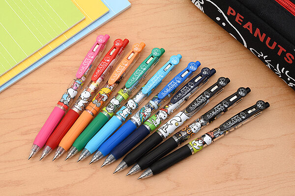 Zebra Jf 0 5 Sarasa Snoopy Gel Pen Refill 0 5 Mm Black B 4th Limited Edition Jetpens