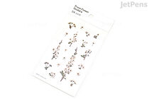 Appree Pressed Flower Stickers - Bridal Wreath - 1 Sheet - APPREE APS-010