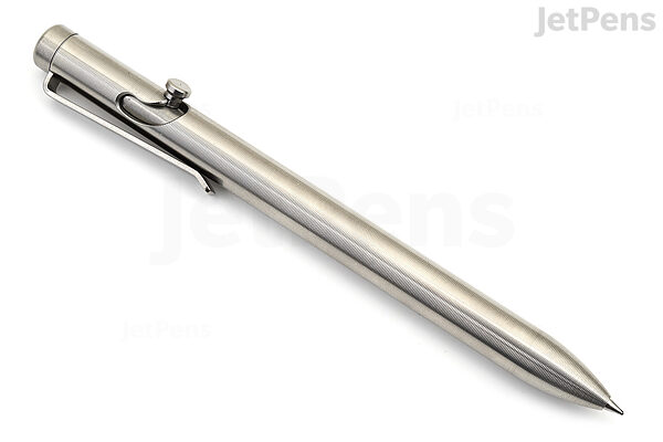 zoete smaak Onderbreking Gedateerd Tactile Turn Bolt Action Pen - Titanium | JetPens