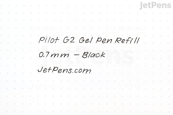 Pilot G2 Limited Gel Pen Fine Point 0.7 mm Matte Black Barrels